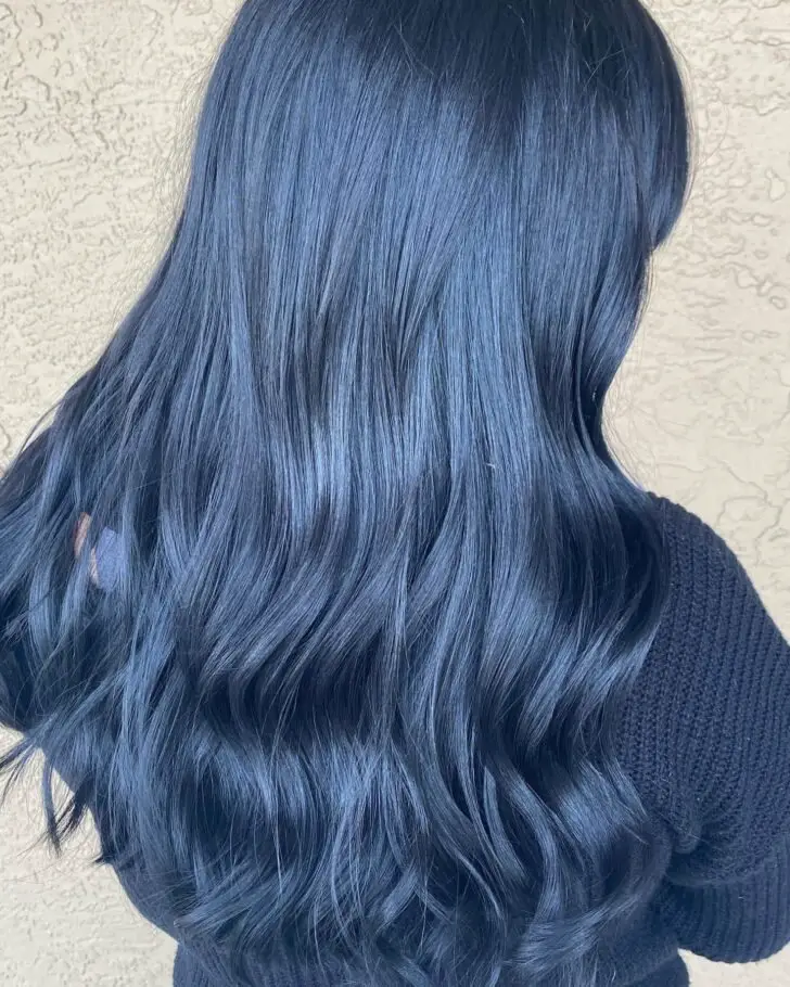 Blue Black Hair Color | Stunning Blue Black Hair Color Ideas